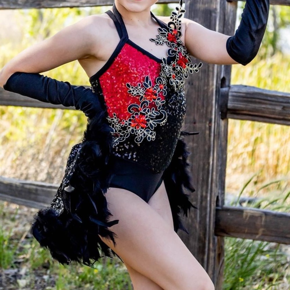 Girls dance costume